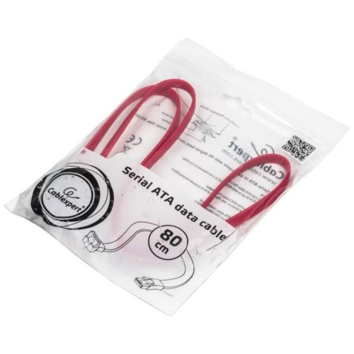 Кабель для передачи данных SATA III 0.8m Cablexpert (CC-SATAM-DATA90-0.8M) 98_98.jpg - фото 2