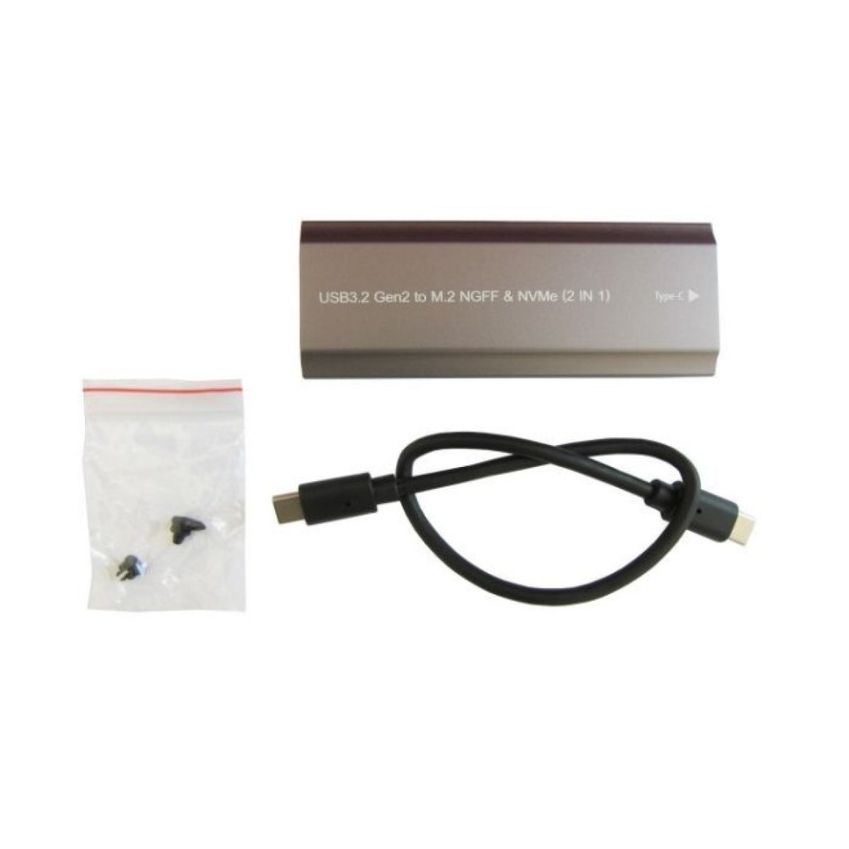 Кишеня зовнішня Dynamode M.2 SSD NVMe/SATA combo USB3.2 GEN2 USB-C (DM-CAD-SSD05) 98_98.jpg - фото 2