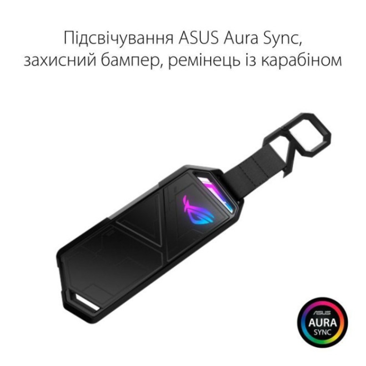 Кишеня зовнішня ASUS SSD M.2 PCIe NVMe STRIX ARION ESD-S1C/BLK/G/AS USB 3.1 Gen2 (ESD-S1C/BLK/G/AS) 98_98.jpg - фото 3