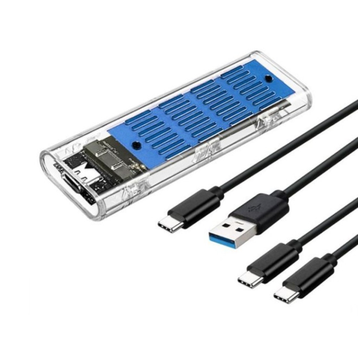 Кишеня зовнішня Dynamode M.2 SSD NVMe/SATA combo ч-з USB3.2 GEN2 Type-C (DM-CAD-SSD09) 256_256.jpg