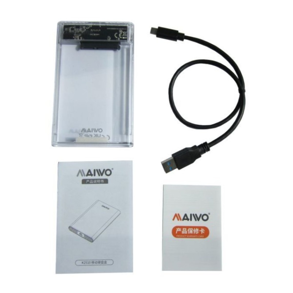 Кишеня зовнішня Maiwo 2.5" SATA/SSD HDD - USB3.1 Gen1 Type-C (K2510) 98_98.jpg - фото 2