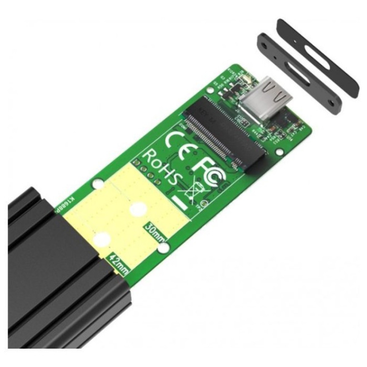 Карман внешний Maiwo M.2 SSD NVMe (PCIe) USB3.1 GEN2 Type-C (K1686P) 98_98.jpg - фото 4