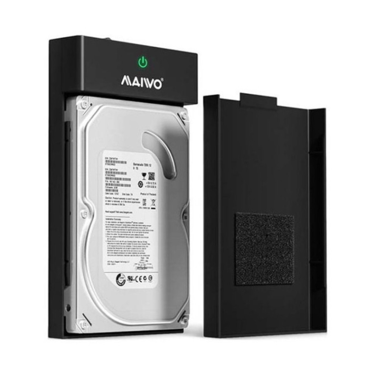Кишеня зовнішня Maiwo HDD 3,5"/2,5" USB3.1 GEN2 (K3568G2) 98_98.jpg - фото 2