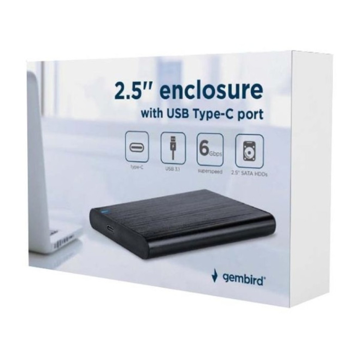 Карман внешний Gembird 2.5" USB3.1 alum black (EE2-U3S-6) 98_98.jpg - фото 3