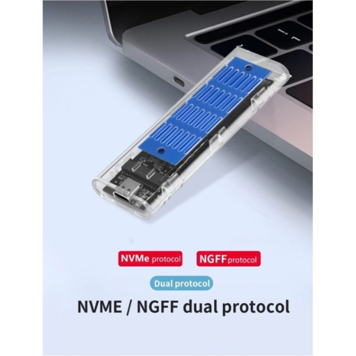 Кишеня зовнішня Dynamode M.2 SSD NVMe/SATA combo ч-з USB3.2 GEN2 Type-C (DM-CAD-SSD09) 98_98.jpg - фото 11