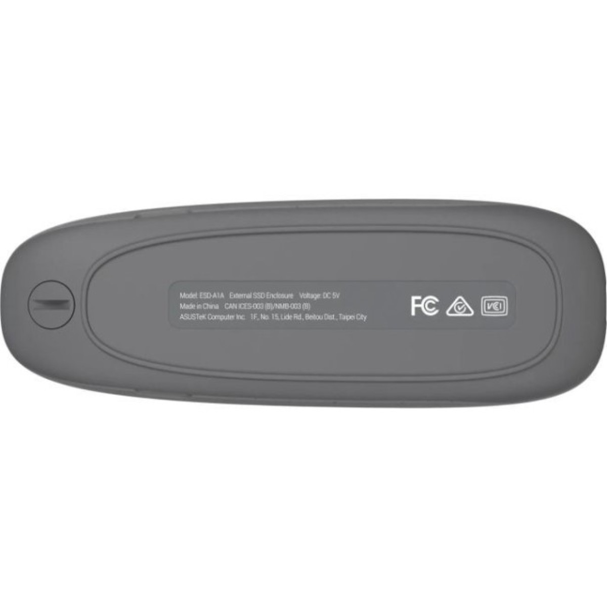 Кишеня зовнішня ASUS SSD PCIe NVMe M.2 2230/2242/2260/2280 USB Type-C 3.2 Gen 2x1 grey (90DD02R6-M09000) 98_98.jpg - фото 2