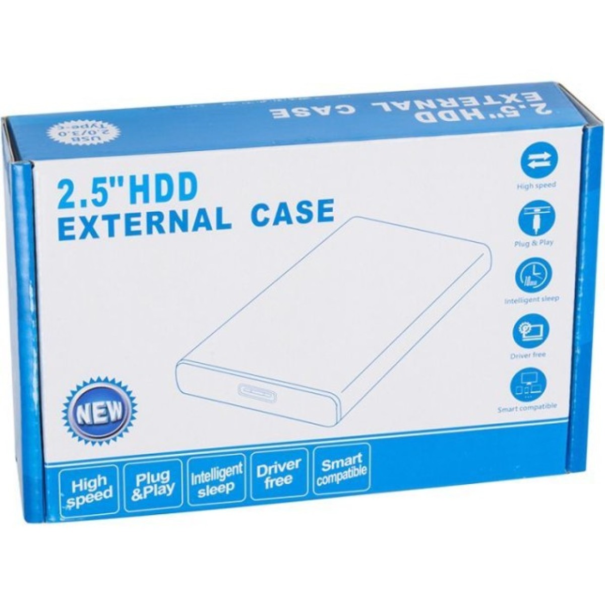 Кишеня зовнішня PowerPlant HDD 2.5" USB3.0, 6.5 cm (HC380015) 98_98.jpg - фото 2