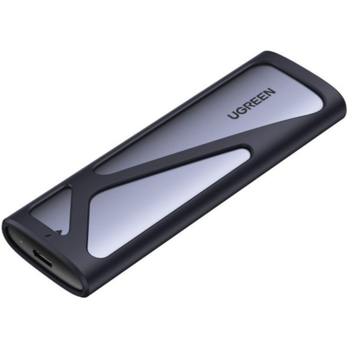 Карман внешний Ugreen SSD M.2 (NVME) M-KEY UGREEN 3.2 GEN2 CM400 gray (90264) 256_256.jpg