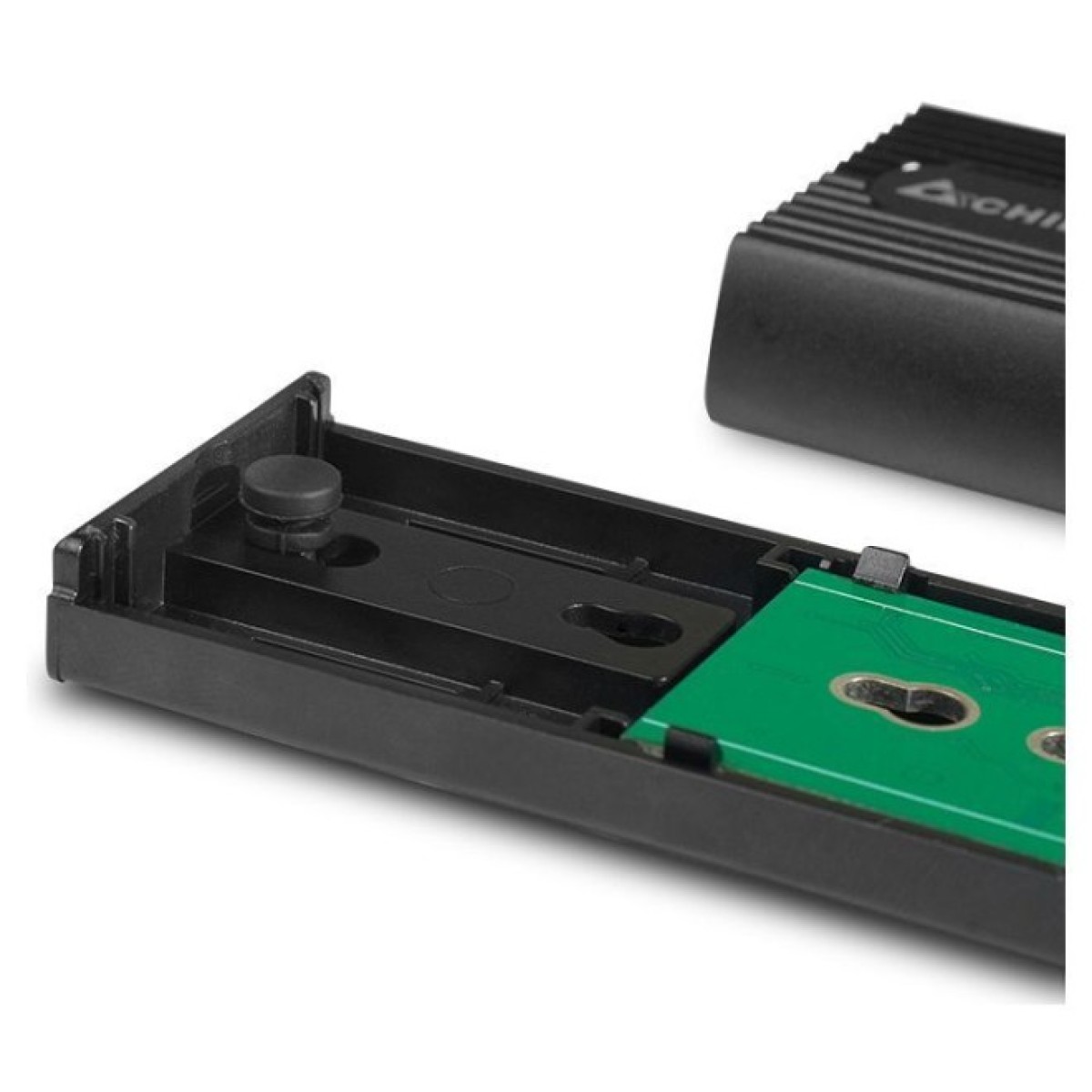 Карман внешний Chieftec USB 3.2 Gen2 Type-C M.2 PCIe NVMe/SATA SSD (CEB-M2C-TL) 98_98.jpg - фото 5