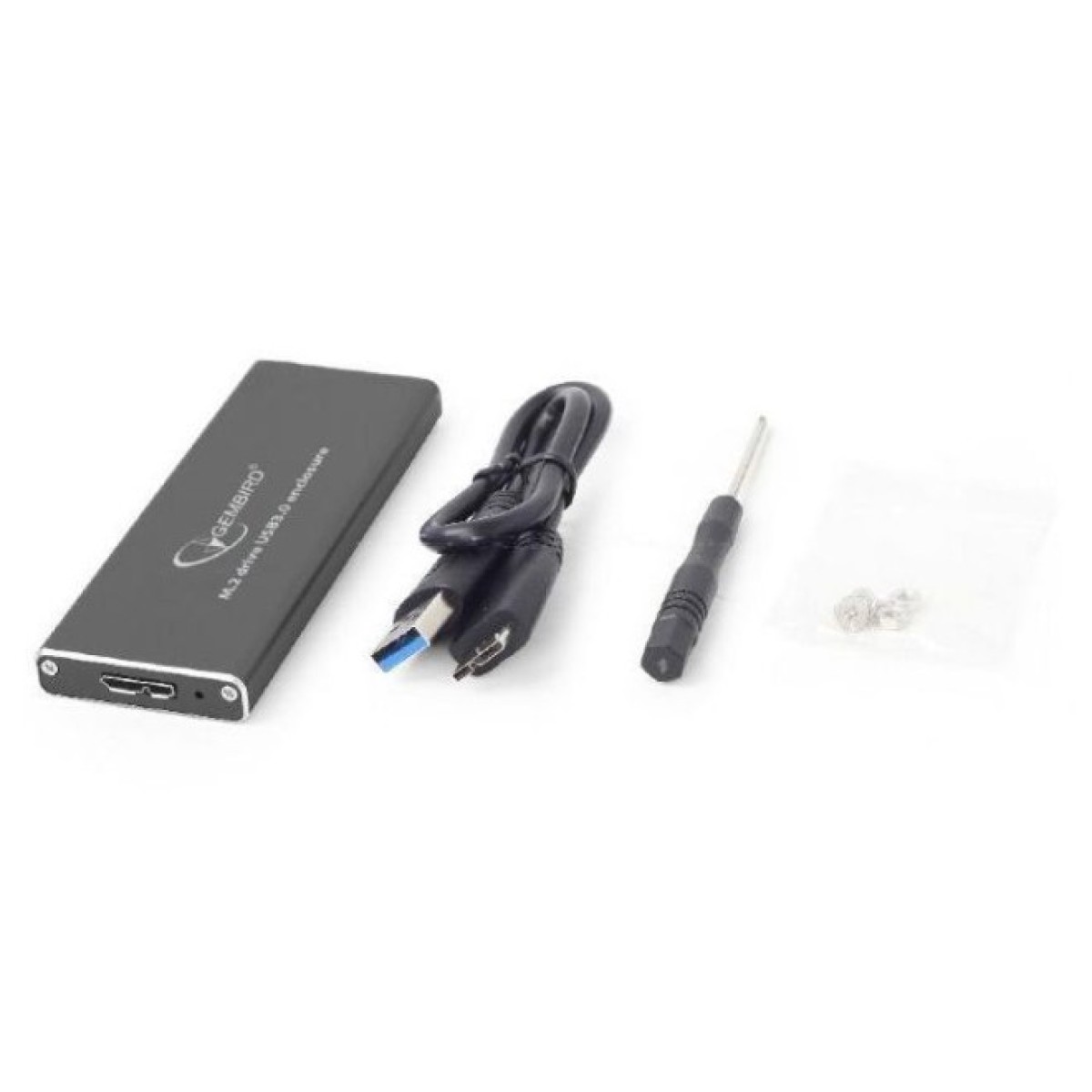 Кишеня зовнішня Gembird M.2 (NGFF), USB3.0, черный (EE2280-U3C-01) 98_98.jpg - фото 4