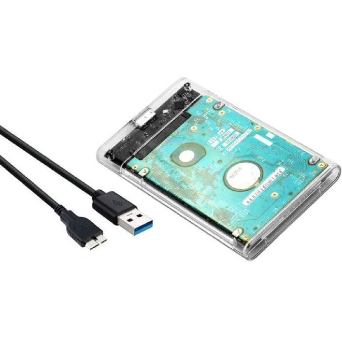 Кишеня зовнішня Dynamode 2.5" SATA HDD/SSD USB 3.0 Transparent (DM-CAD-25316) 98_98.jpg - фото 9