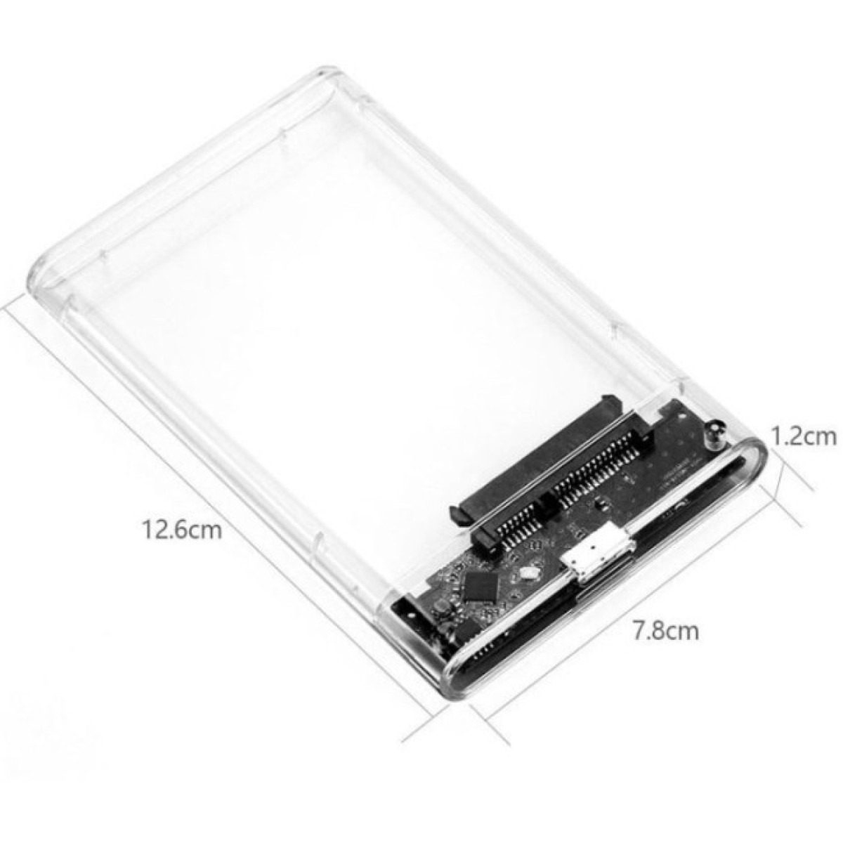 Кишеня зовнішня Dynamode 2.5" SATA HDD/SSD USB 3.0 Transparent (DM-CAD-25316) 98_98.jpg - фото 10