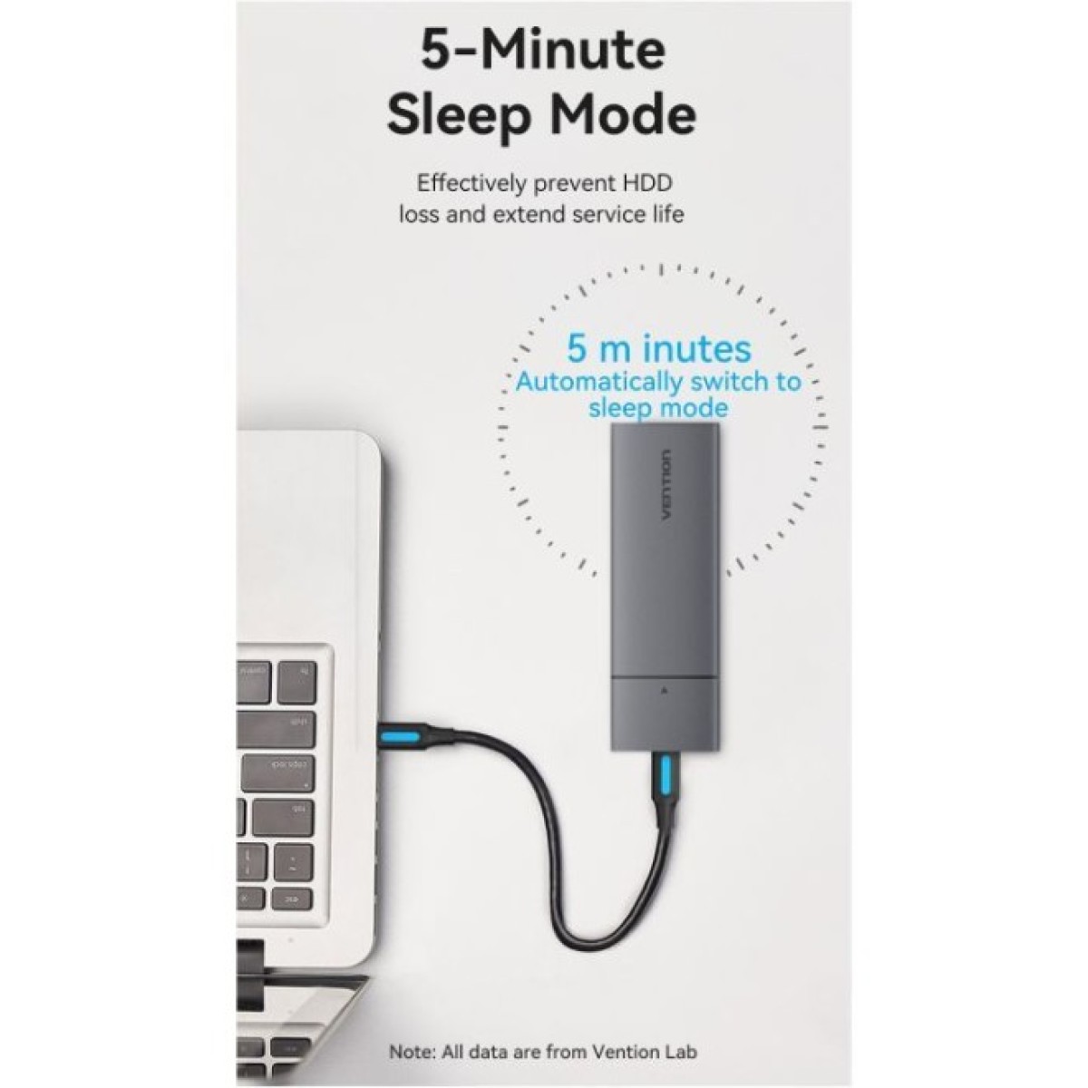Кишеня зовнішня Vention SSD M.2 (NVME) M-key USB Type-C 3.2 gray (KPGH0) 98_98.jpg - фото 9