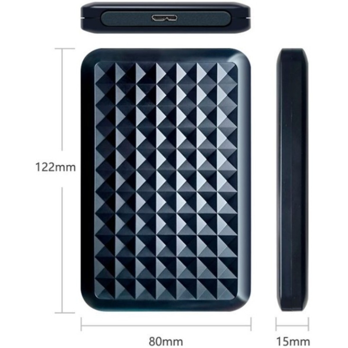 Кишеня зовнішня Dynamode 2.5" SATA HDD/SSD USB 3.0 Black (DM-CAD-25318) 98_98.jpg - фото 6