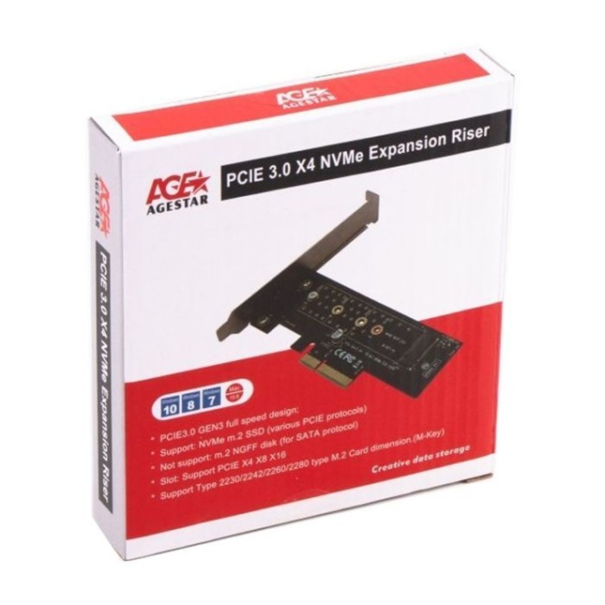 Контролер PCIe to M.2 NVMe AgeStar (AS-MC01) 98_98.jpg - фото 2