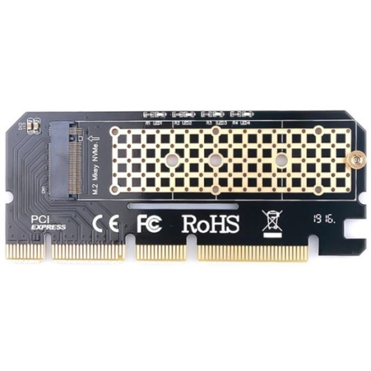 Контролер Maiwo M.2 NVMe M-key SSD 22*30mm, 22*42mm, 22*60mm, 22*80mm to PCI (KT046) 256_256.jpg