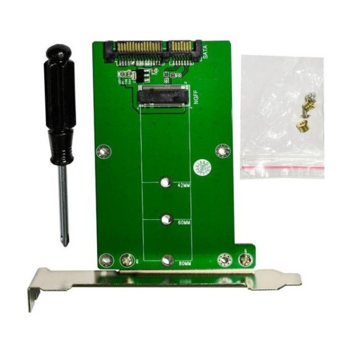 Контролер SATA to M.2 (NGFF) B-key SSD 22*42, 22*60, 22*80 mm Maiwo (45776/KT001A) 98_98.jpg - фото 6