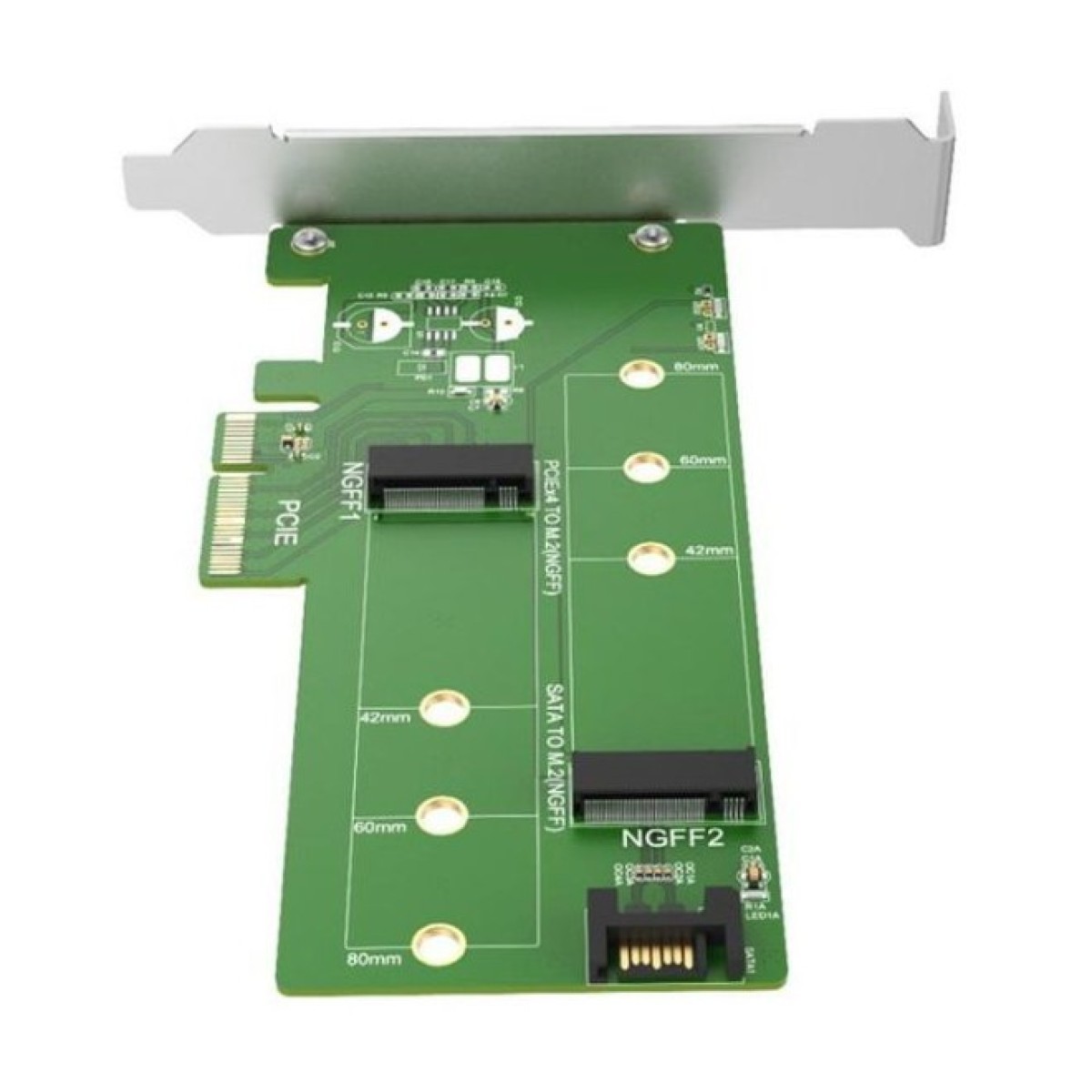 Контролер Maiwo Multi-Size PCIex4 & SATA to M.2 (M-Key or B-key) KT015 SSD (45774) 98_98.jpg - фото 5