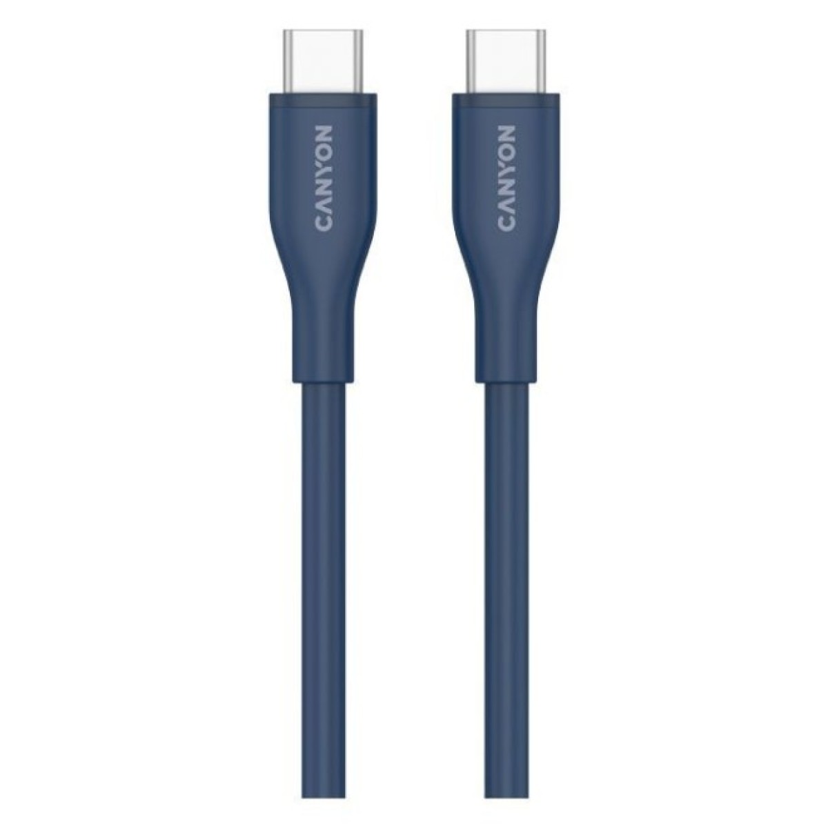 Дата кабель USB-C to USB-C 1.0m CC60SC10 60W Silicon Dark blue Canyon (CNS-CC60SC10DB) 98_98.jpg - фото 2