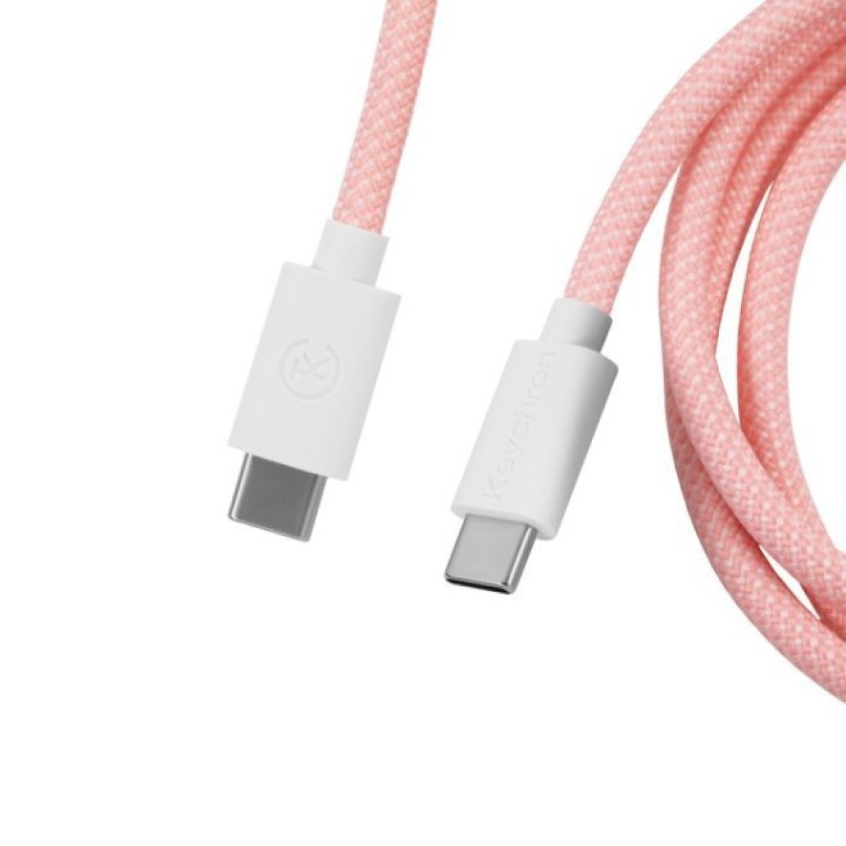 Дата кабель USB-C + USB A to USB-C 1.36m Coiled Aviator pink Keychron (CAB15_KEYCHRON) 98_98.jpg - фото 2