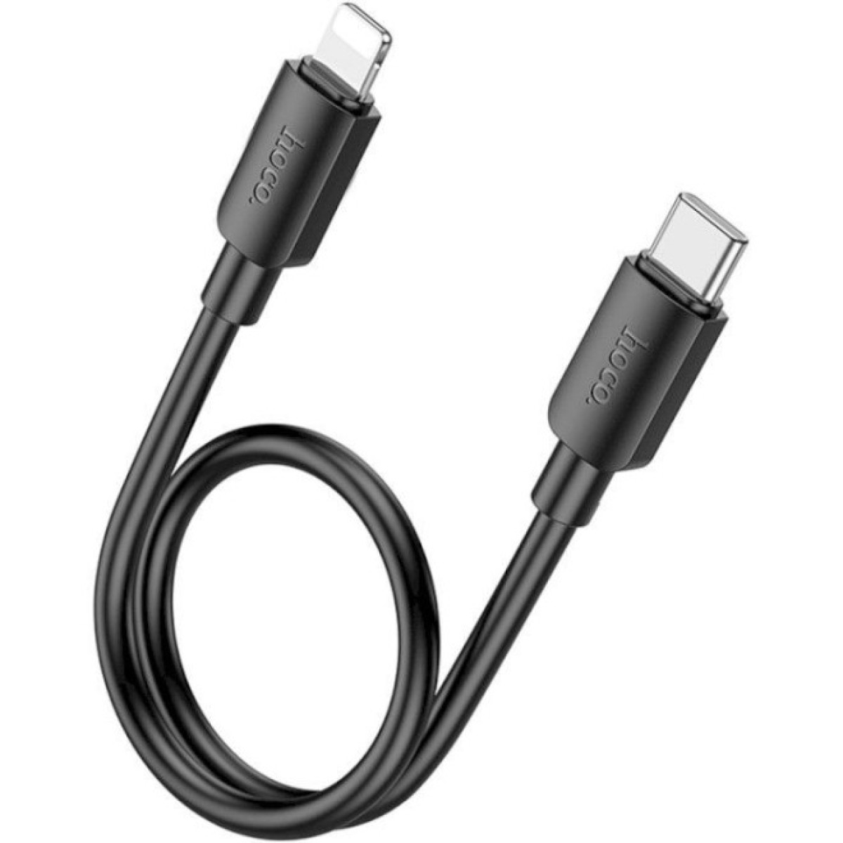 Дата кабель USB-C to Lightning 0.25m Hyper PD X96 black HOCO (6942007609364) 98_98.jpg - фото 2
