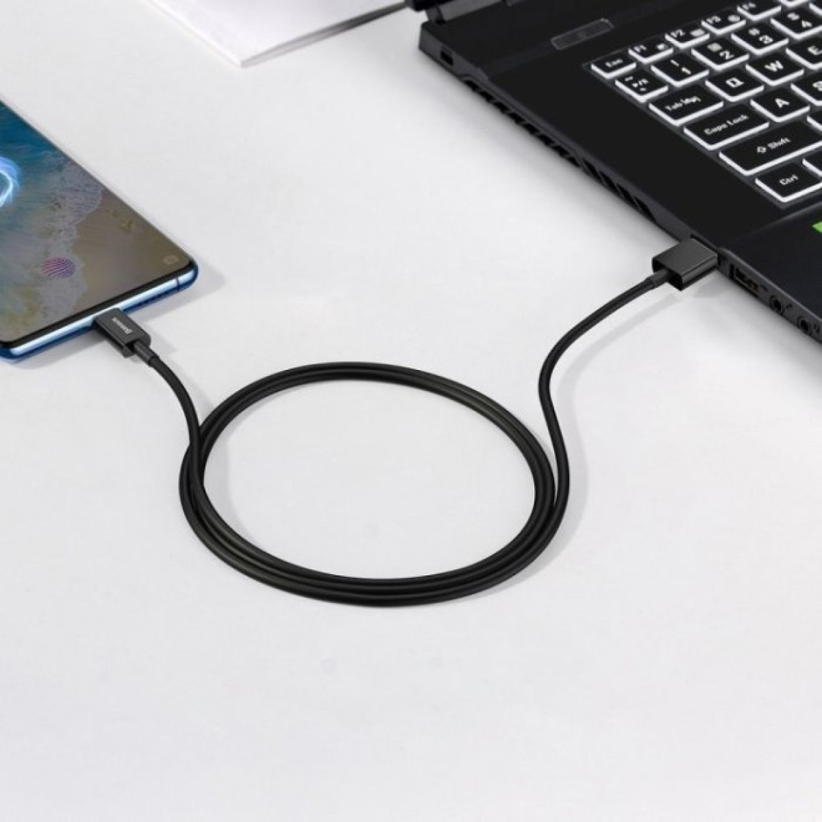 Дата кабель USB 2.0 AM to Micro 5P 2.0m Superior Fast Charging 2A black Baseus (CAMYS-A01) 98_98.jpg - фото 2