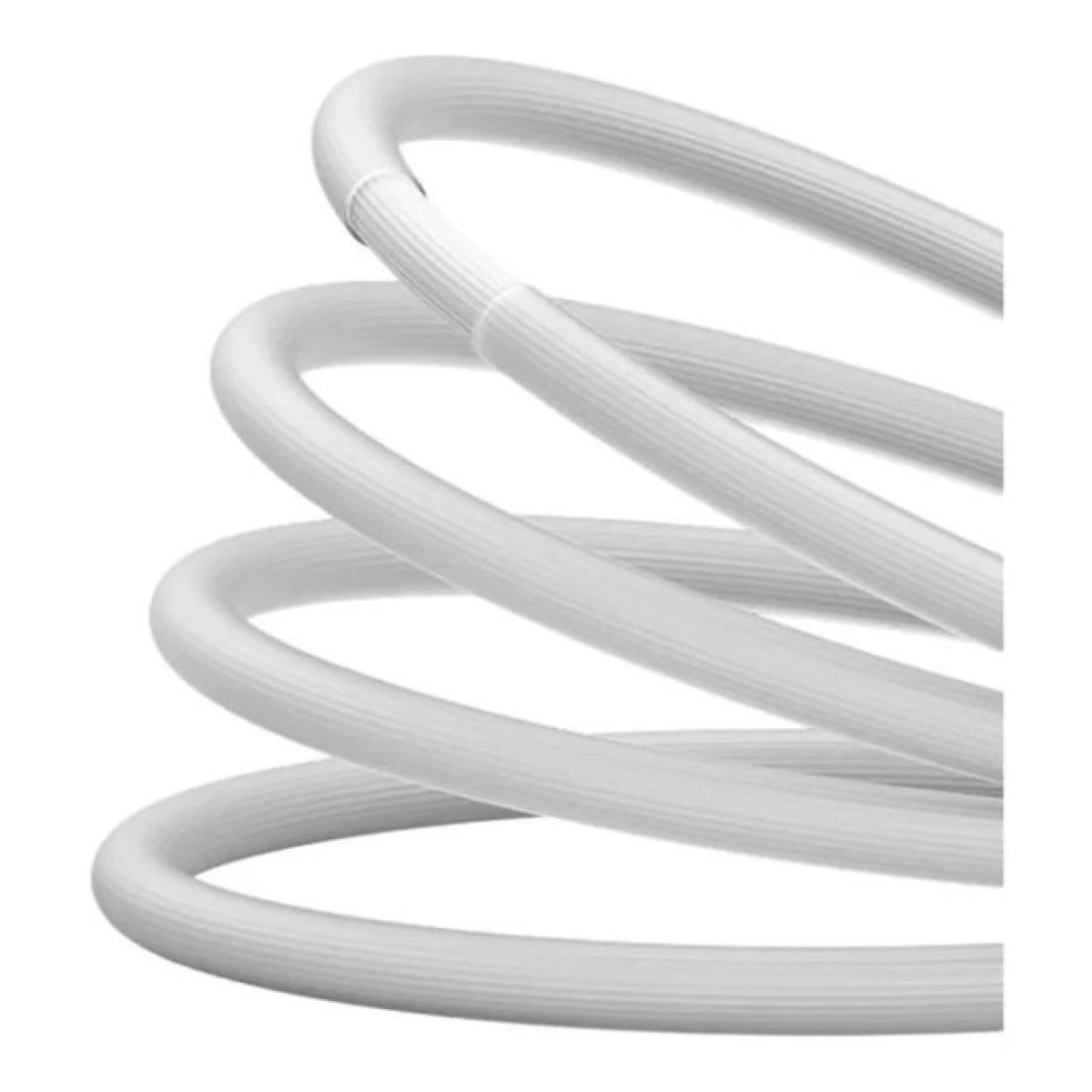 Дата кабель USB-C to Lightning 2.0m CoolPlay Fast Charging 20W white Baseus (CAKW000102) 98_98.jpg - фото 3