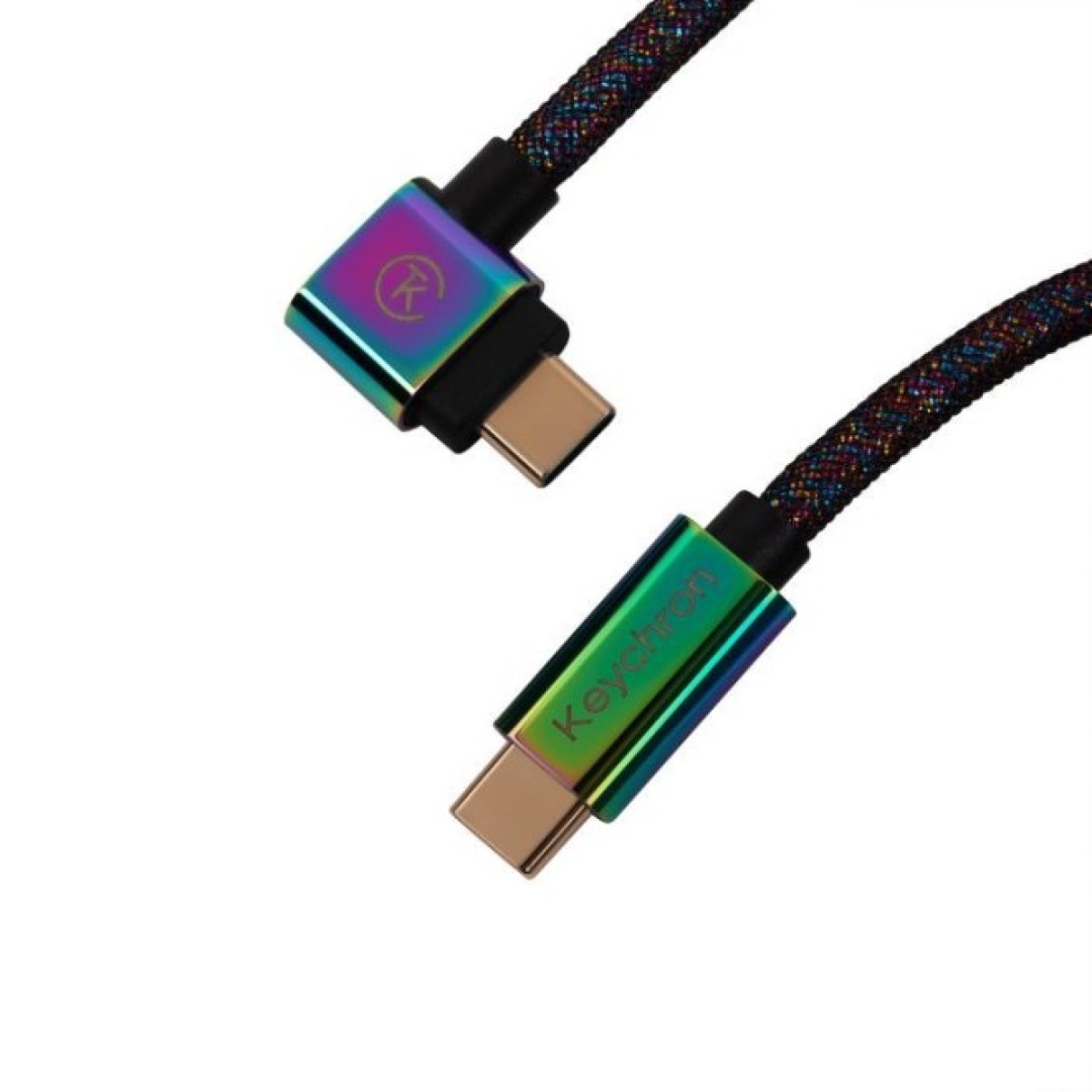 Дата кабель USB-C + USB A to USB-C 1.08m Premium Coiled Aviator black Keychron (CAB7_KEYCHRON) 98_98.jpg - фото 4