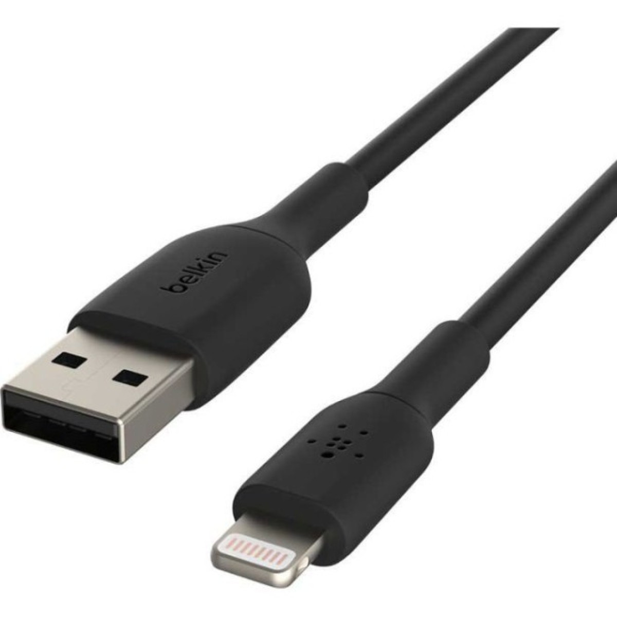 Дата кабель USB 2.0 AM to Lightning 1.0m PVC black Belkin (CAA001BT1MBK) 256_256.jpg