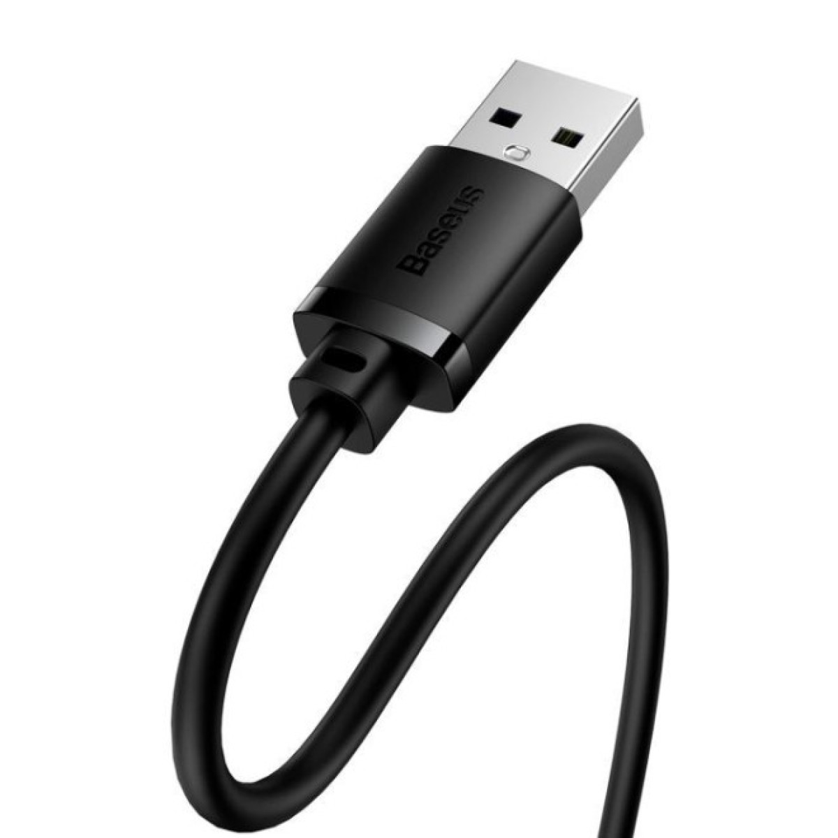 Дата кабель USB 2.0 AM/AF 1.5m cluster black Baseus (B00631101111-00) 98_98.jpg - фото 2