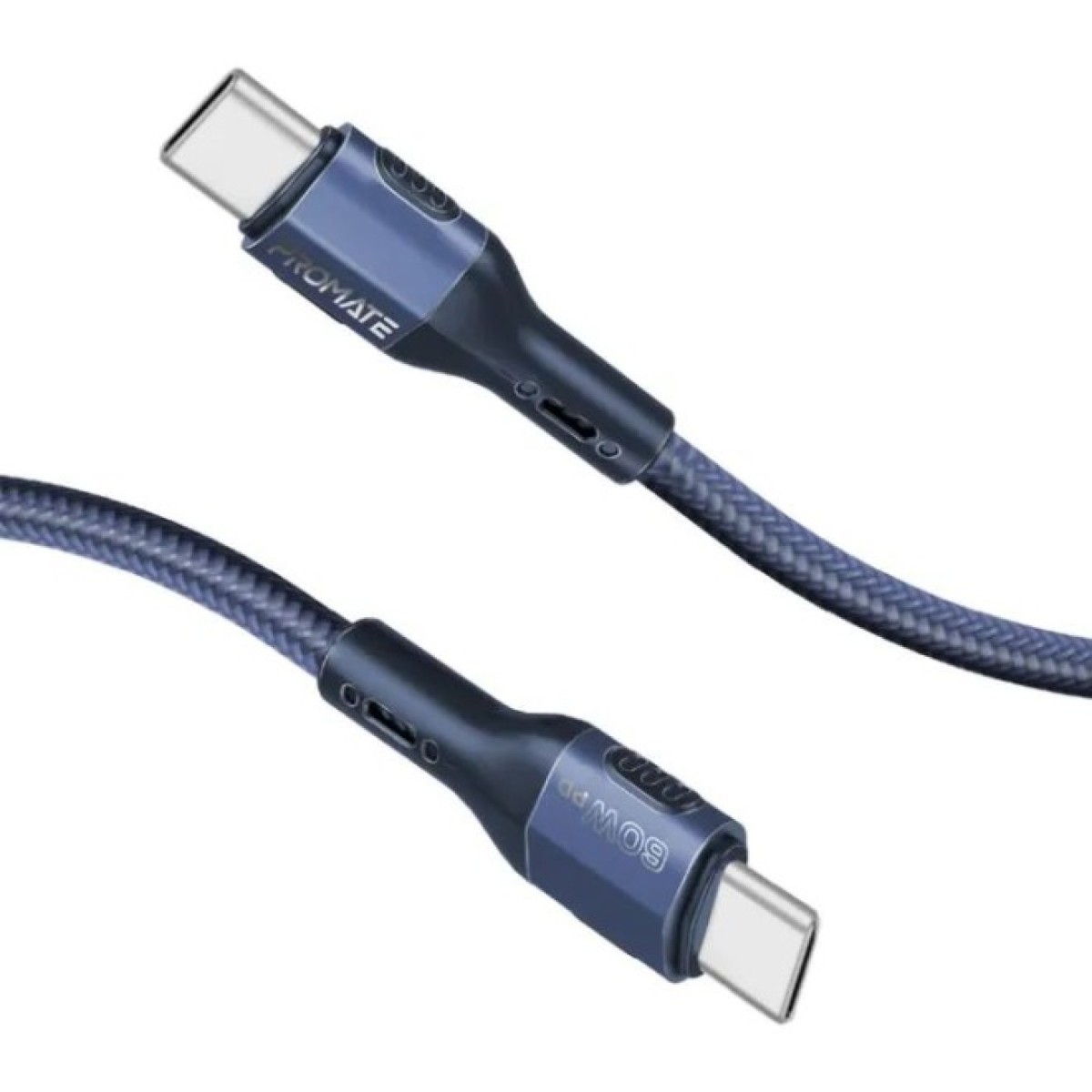 Дата кабель USB-C to USB-C 1.2m 60W PD FletchLink-CC blue Promate (fletchlink-cc.blue) 256_256.jpg