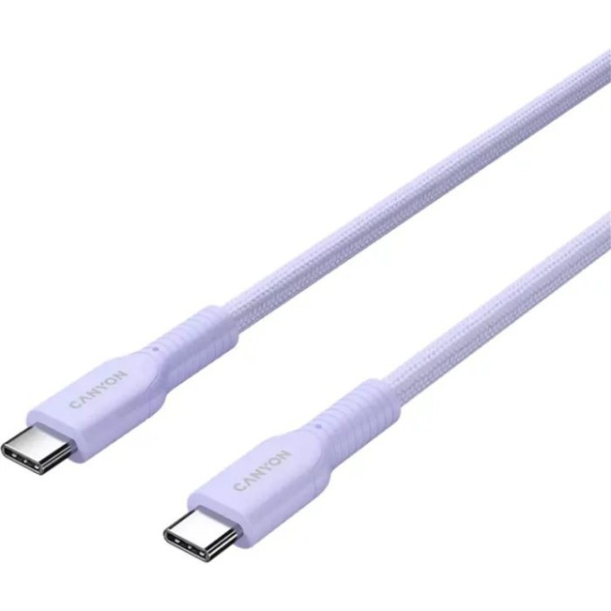 Дата кабель USB-C to USB-C 1.0m OnWire 60CL C-C 60W COLOR Braided 1m Purple Canyon (CND-CCAP60AB10PU) 98_98.jpg - фото 4