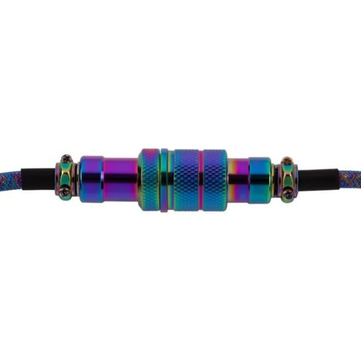 Дата кабель USB-C + USB A to USB-C 1.08m Premium Coiled Aviator blue Keychron (CAB8_KEYCHRON) 98_98.jpg - фото 4