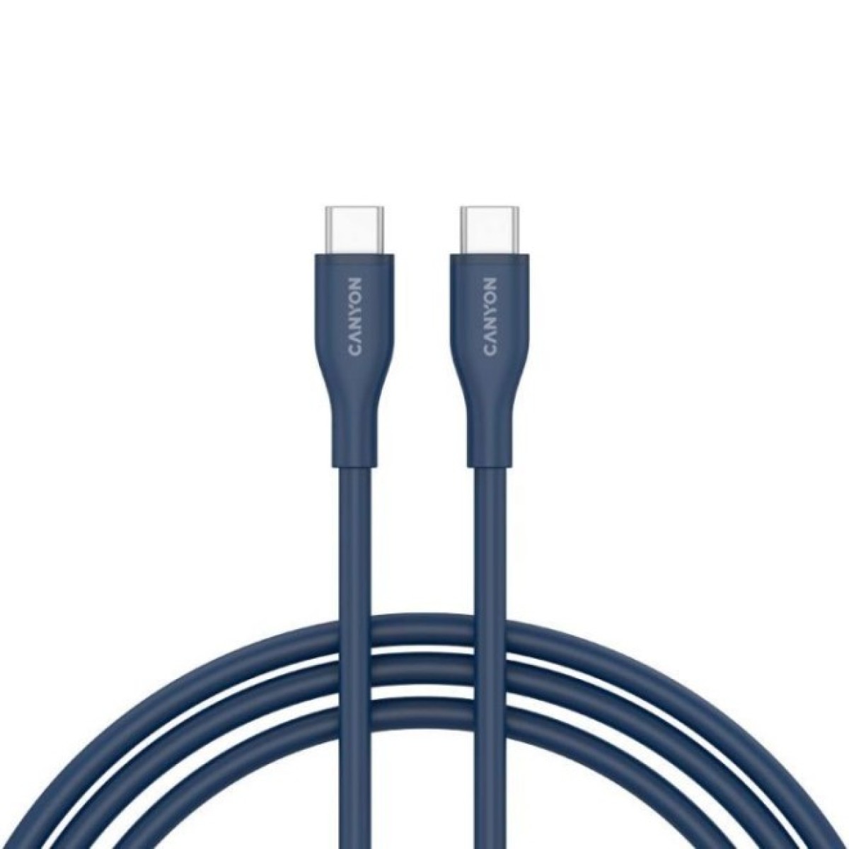 Дата кабель USB-C to USB-C 1.0m CC60SC10 60W Silicon Dark blue Canyon (CNS-CC60SC10DB) 256_256.jpg