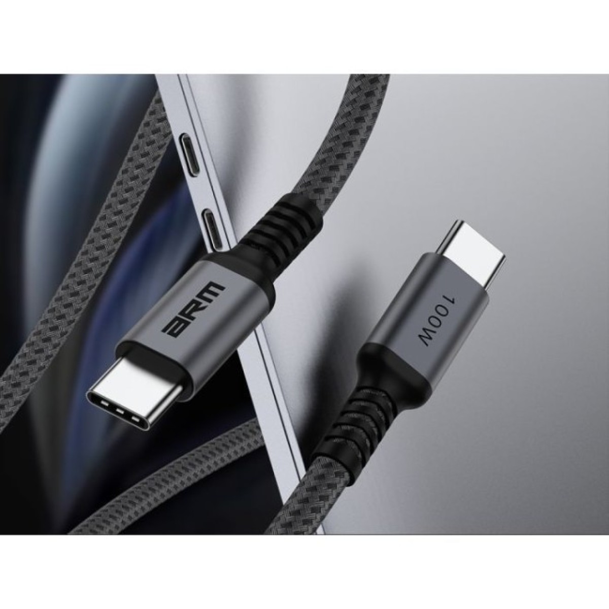 Дата кабель USB-C to USB-C 1.0m PD 100W black-grey Armorstandart (ARM69370) 98_98.jpg - фото 3