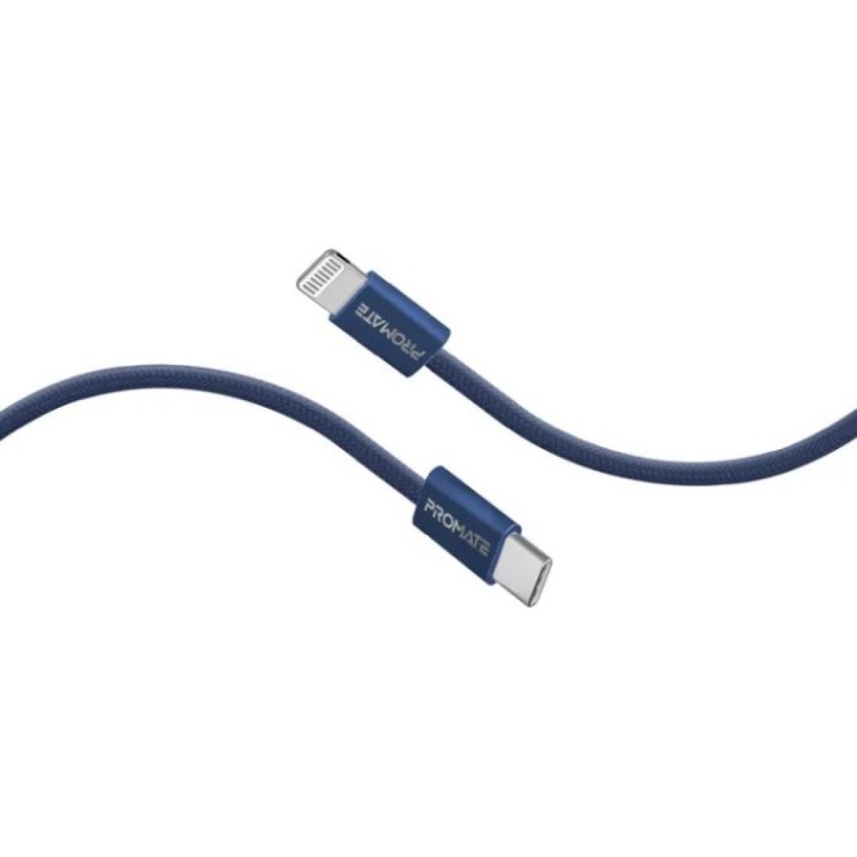 Дата кабель USB-C to Lightning ecoline-ci120.navy Promate (ecoline-ci120.navy) 256_256.jpg