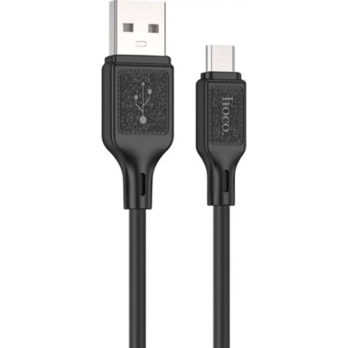 Дата кабель USB 2.0 AM to Micro 5P 1.0m Cool silicone X90 black HOCO (6931474788429) 98_98.jpg - фото 1