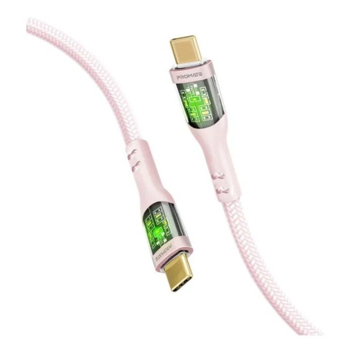Дата кабель USB-C to USB-C 1.2m 60W PD TransLine-CC pink Promate (transline-cc.pink) 256_256.jpg