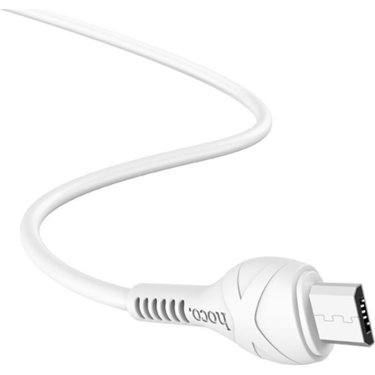 Дата кабель USB 2.0 AM to Micro 5P 1.0m 2.4A PVC X37 white HOCO (6931474710505) 98_98.jpg - фото 4