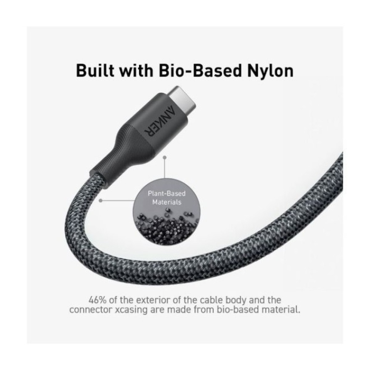 Дата кабель USB-C to USB-C 1.8m 140W bio-nylon 544 black Anker (A80F6H11) 98_98.jpg - фото 2