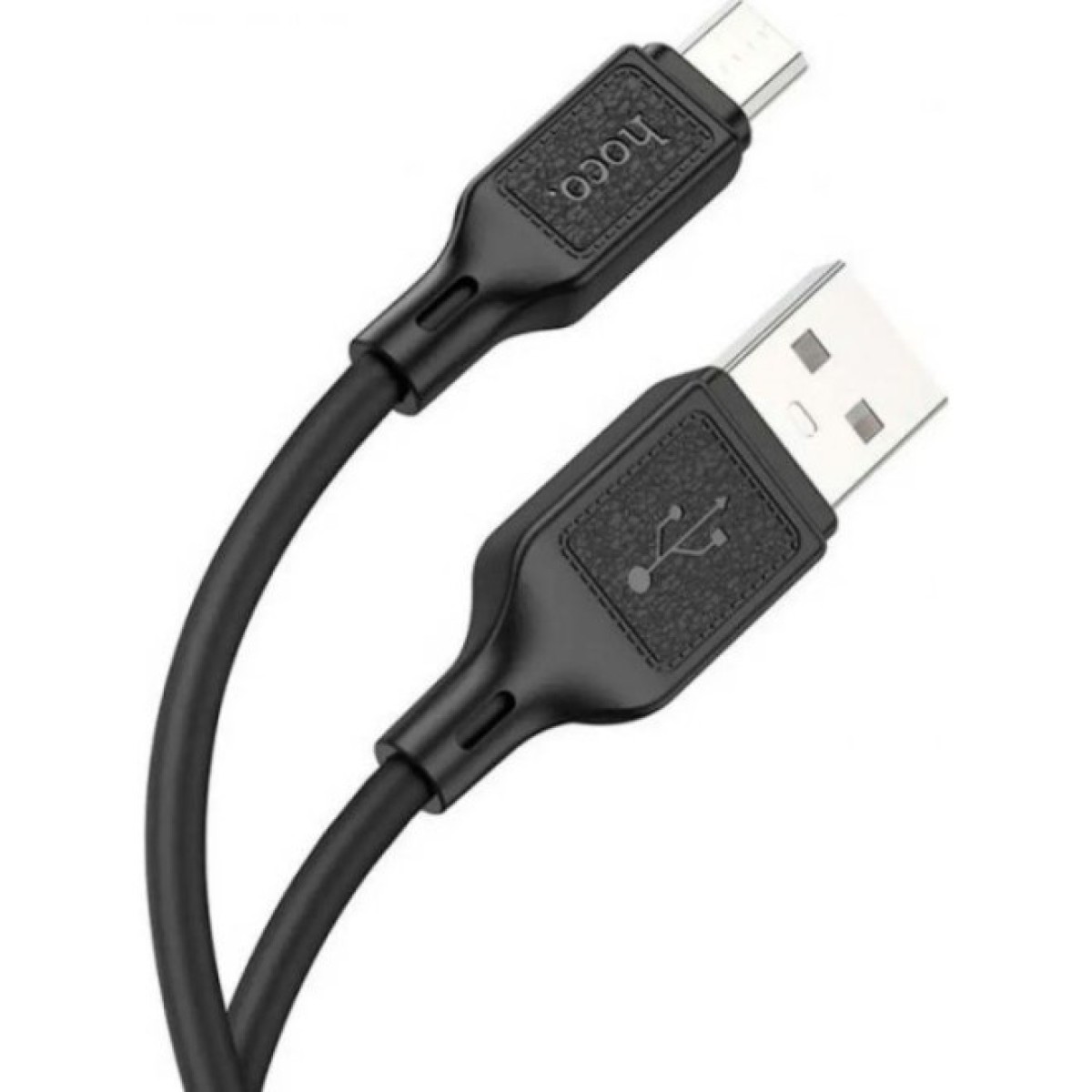 Дата кабель USB 2.0 AM to Micro 5P 1.0m Cool silicone X90 black HOCO (6931474788429) 98_98.jpg - фото 5