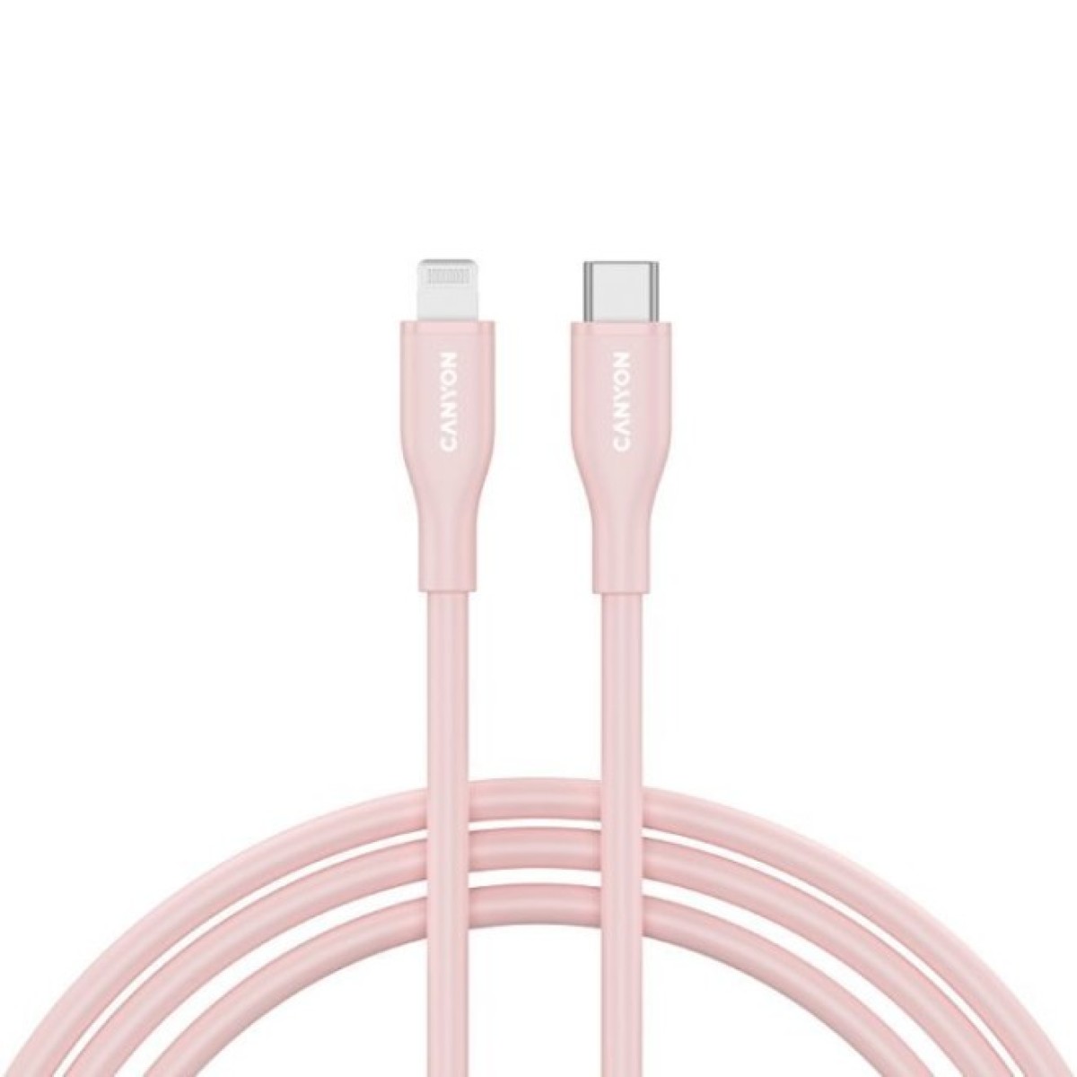 Дата кабель USB-C to Lightning 1.0m CLNM60 C-L 60W MFI Silicon Pink Canyon (CNS-CLNM60SC10PS) 256_256.jpg