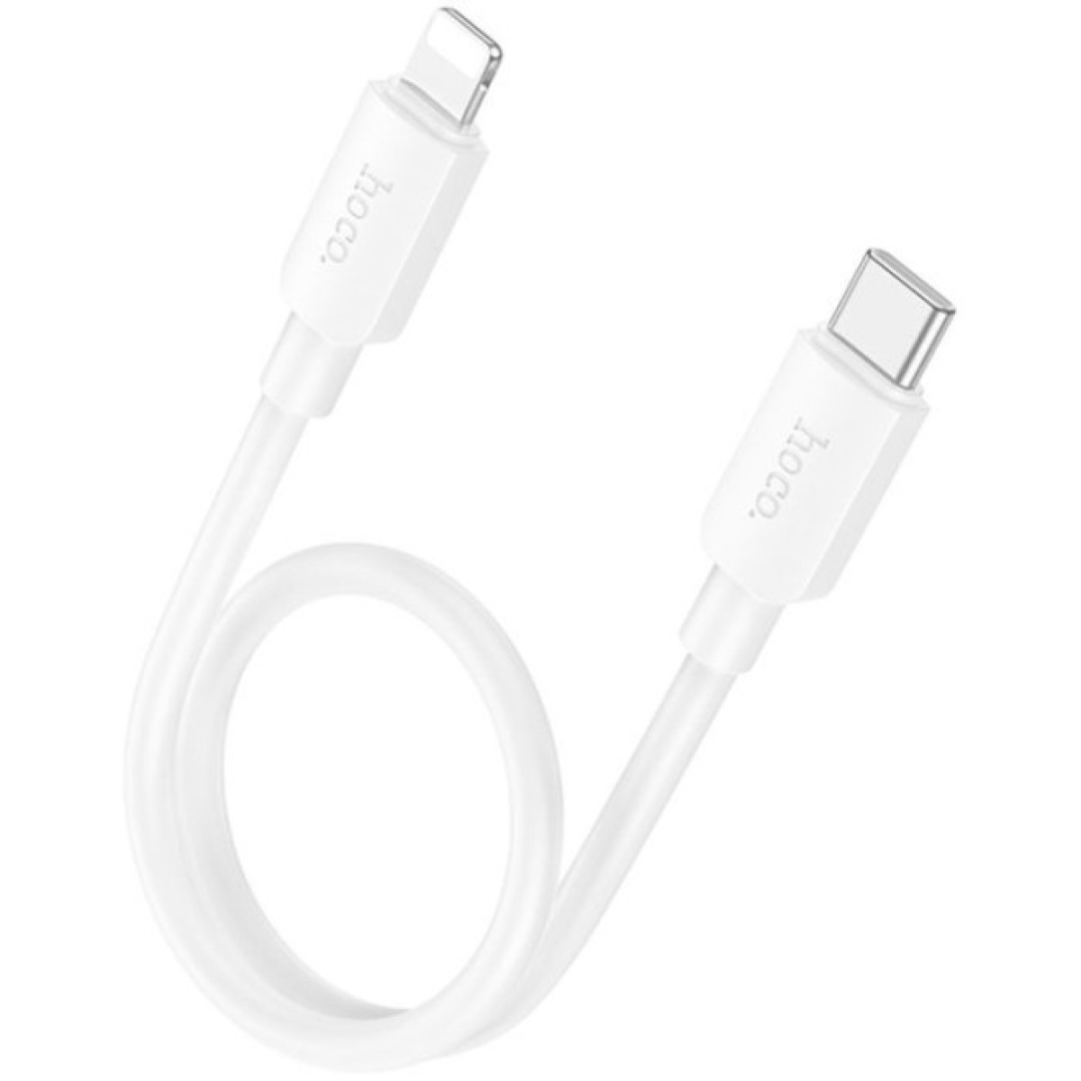 Дата кабель USB-C to Lightning 0.25m Hyper PD X96 white HOCO (6942007609371) 98_98.jpg - фото 2