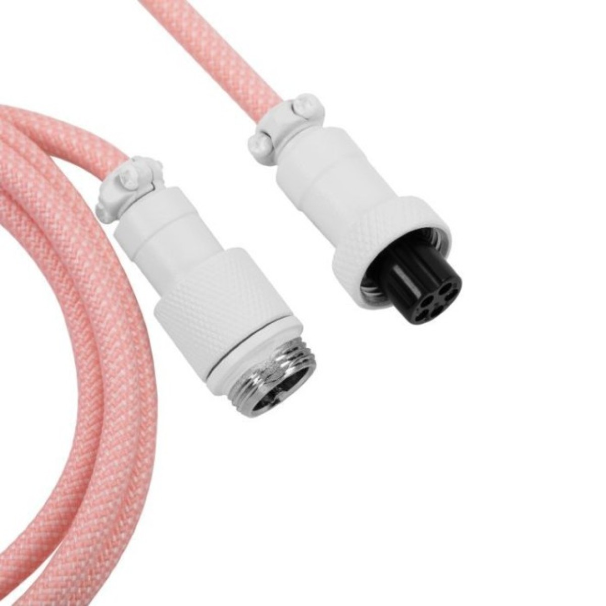 Дата кабель USB-C + USB A to USB-C 1.36m Coiled Aviator pink Keychron (CAB15_KEYCHRON) 98_98.jpg - фото 4