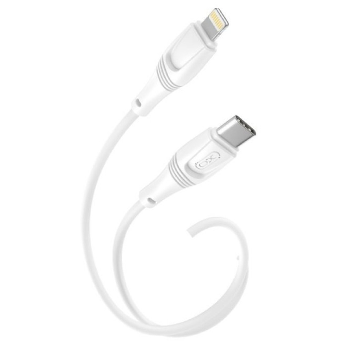 Дата кабель USB-C to Lightning 1.0m 27W High Elastic Zeus XO (NBQ239A_White) 98_98.jpg - фото 2