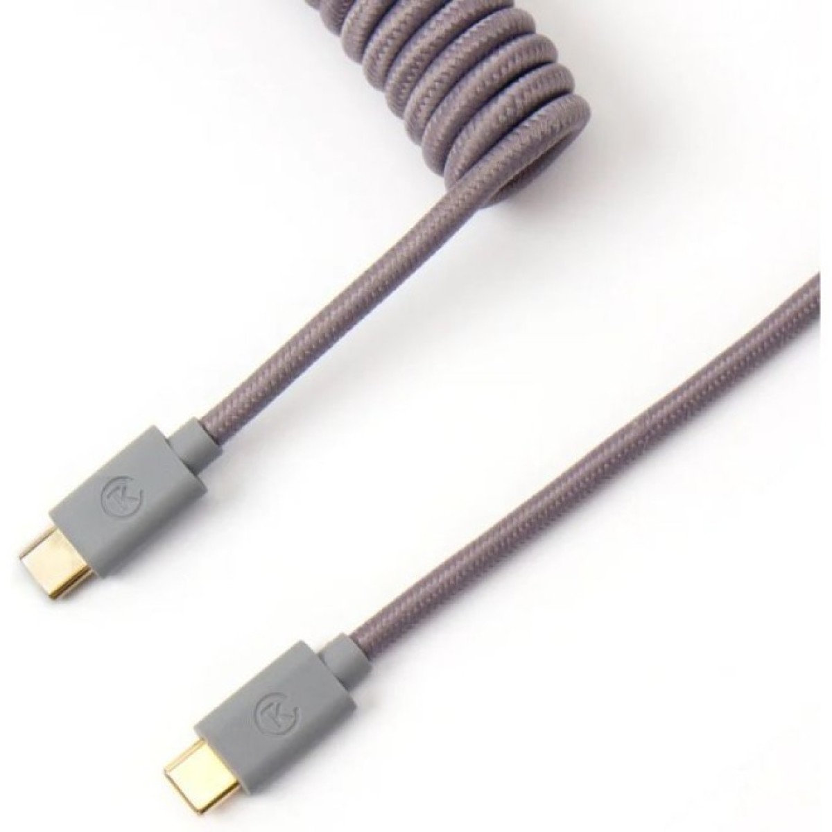 Дата кабель USB 2.0 AM to USB-C 1.36m Coiled grey Keychron (CABG_KEYCHRON) 256_256.jpg