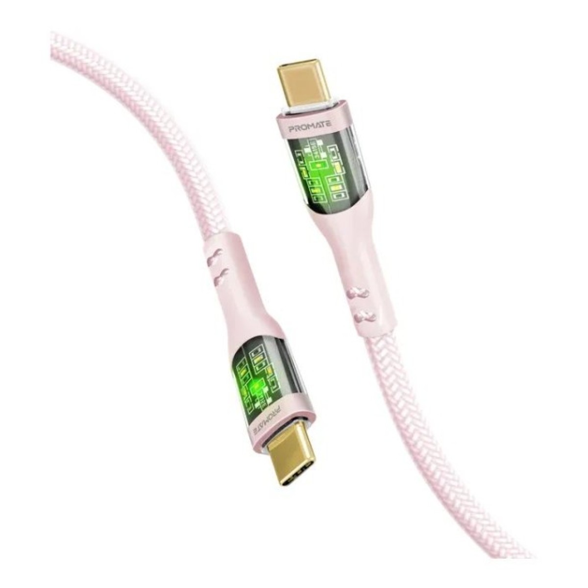 Дата кабель USB-C to USB-C transline-cc200.pink Promate (transline-cc200.pink) 256_256.jpg