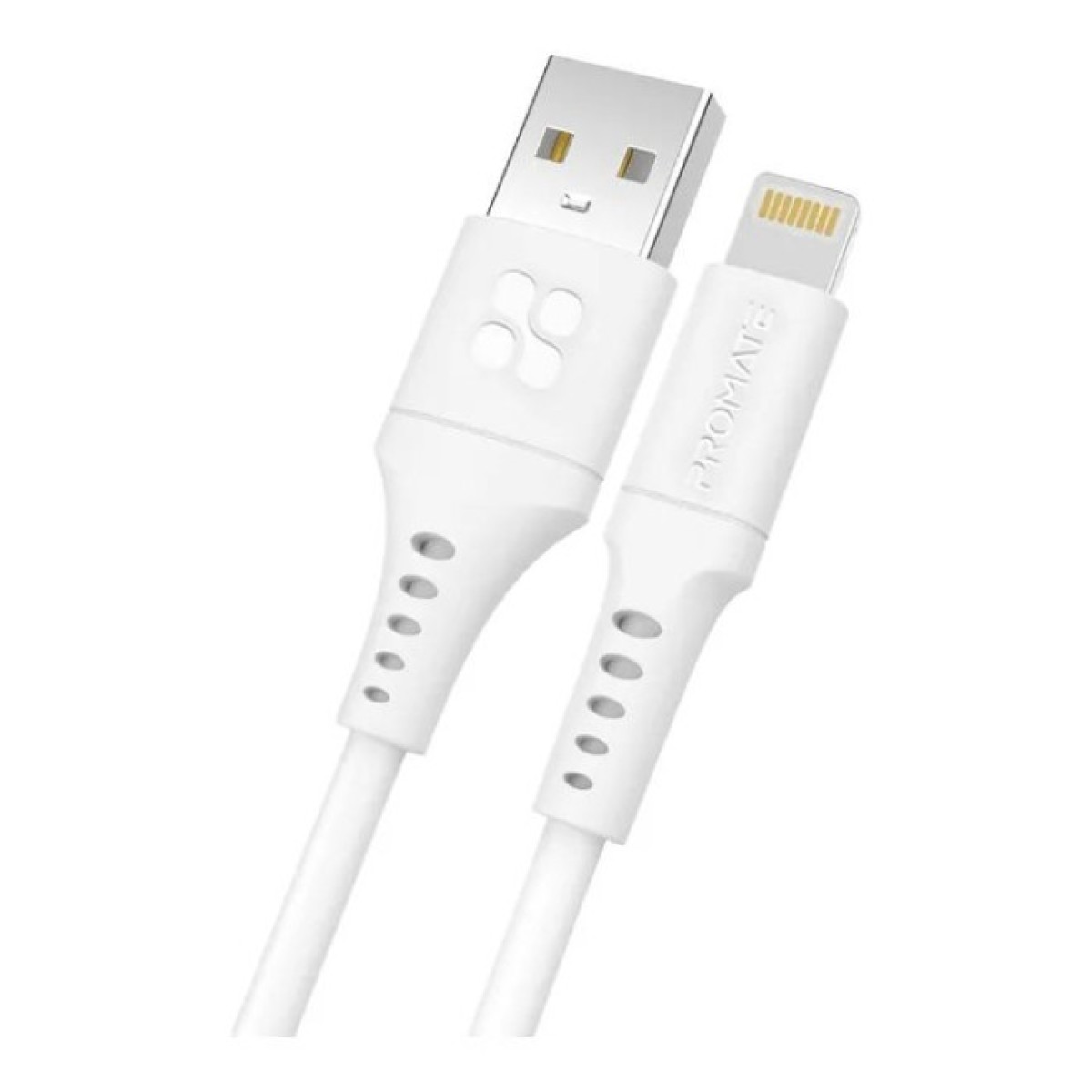 Дата кабель USB 2.0 AM to Lightning 1.2m 2.4A PowerLink-Ai120 white Promate (powerlink-ai120.white) 256_256.jpg