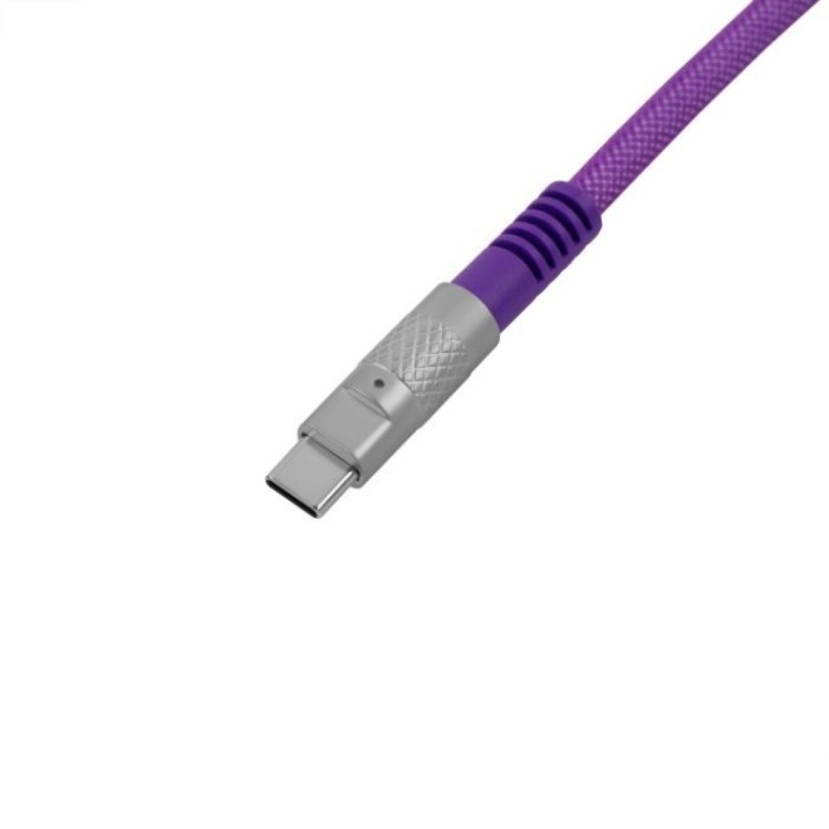 Дата кабель USB-C + USB A to USB-C 1.0m Double-Sleeved Geek purple Keychron (CAB23_KEYCHRON) 98_98.jpg - фото 4