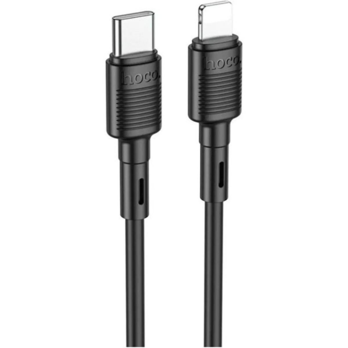 Дата кабель USB-C to Lightning 1.0m 20W PVC X83 black HOCO (6931474770844) 256_256.jpg
